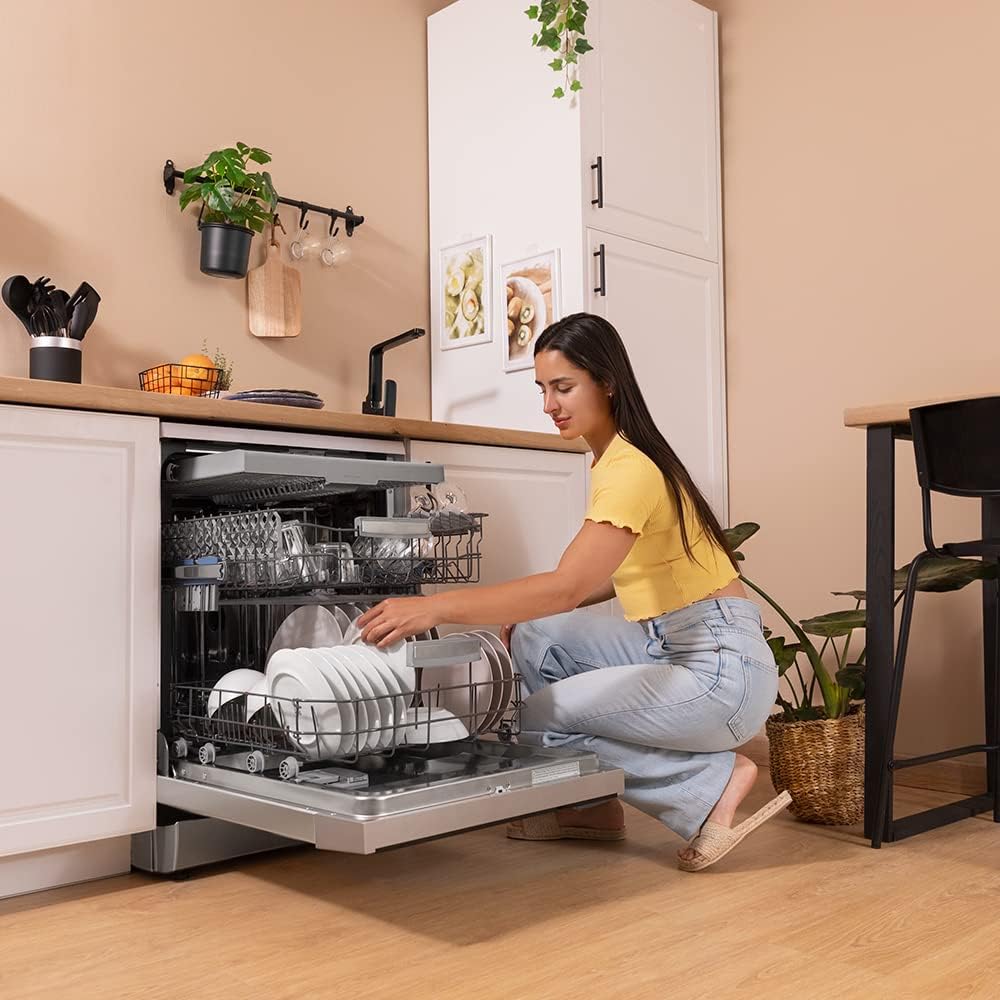 Cecotec - Bolero Aguazero 6400 Inox - 60 cm - 15 couverts, 8 programmes, 42 dB