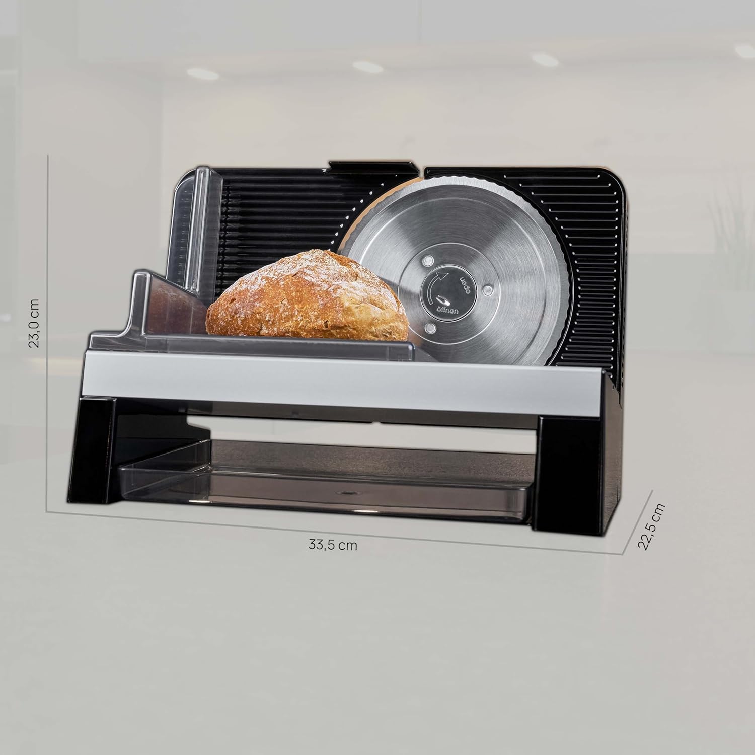 Ritter - Trancheuse E16 - compacte - moteur ECO, noire, fabrication allemande