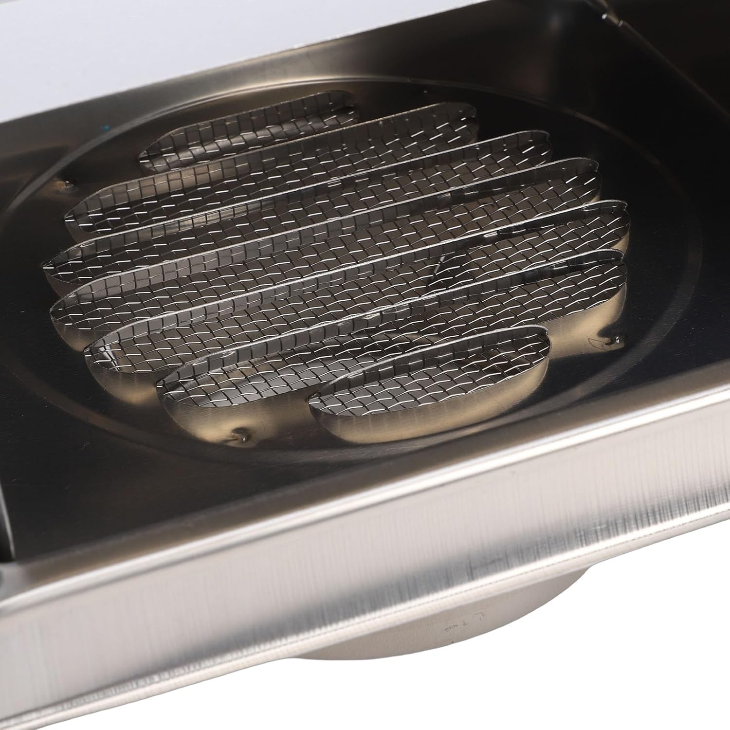 Cocoarm - pare-ventilation 4 pouces - inox, tube amovible, joint étanche