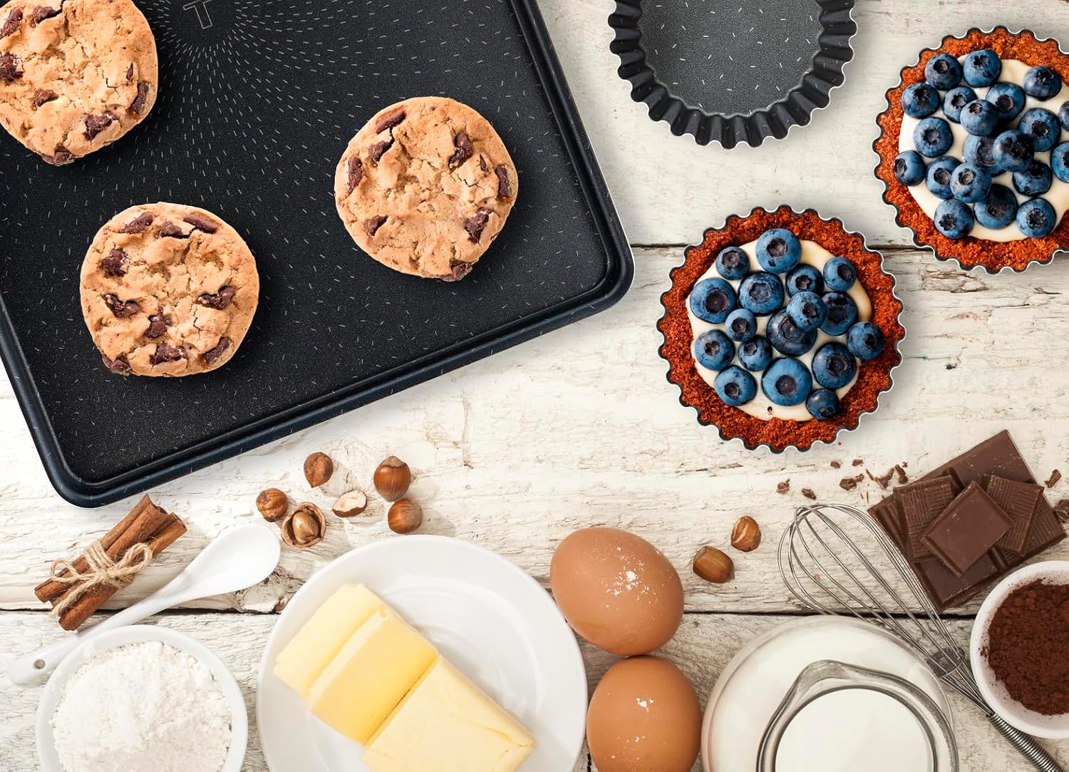 Tefal - Success - 38x28 cm - Plaque à pâtisserie antiadhésive, aluminium recyclé, fabrication française J5547002