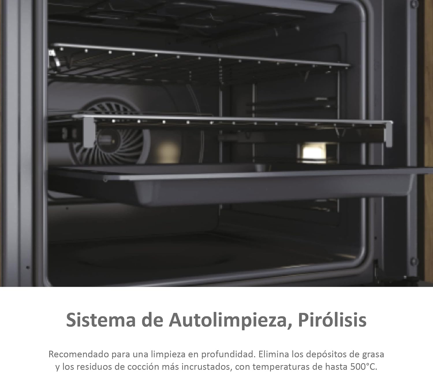 Haier - Four encastrable Series 4 70L, pyrolyse, Wi-Fi, A+ - HWO60SM5T9BH