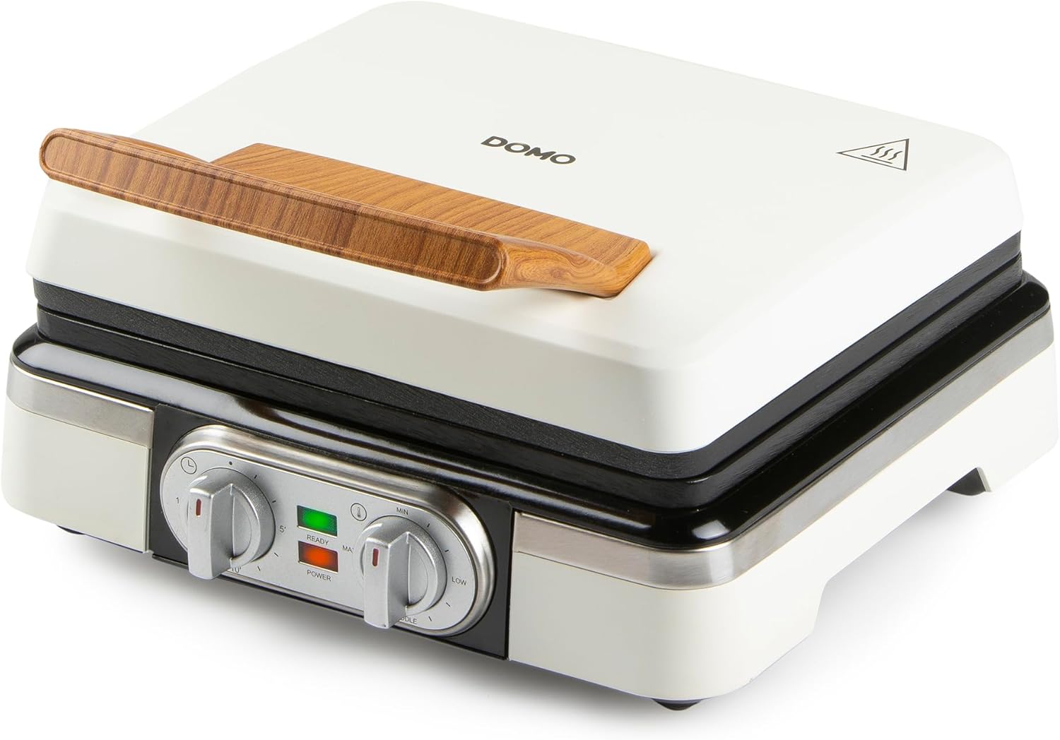 DOMO - Gaufrier XL 2 gaufres, thermostat, timer, PFAS free, 1520W - DO9280W