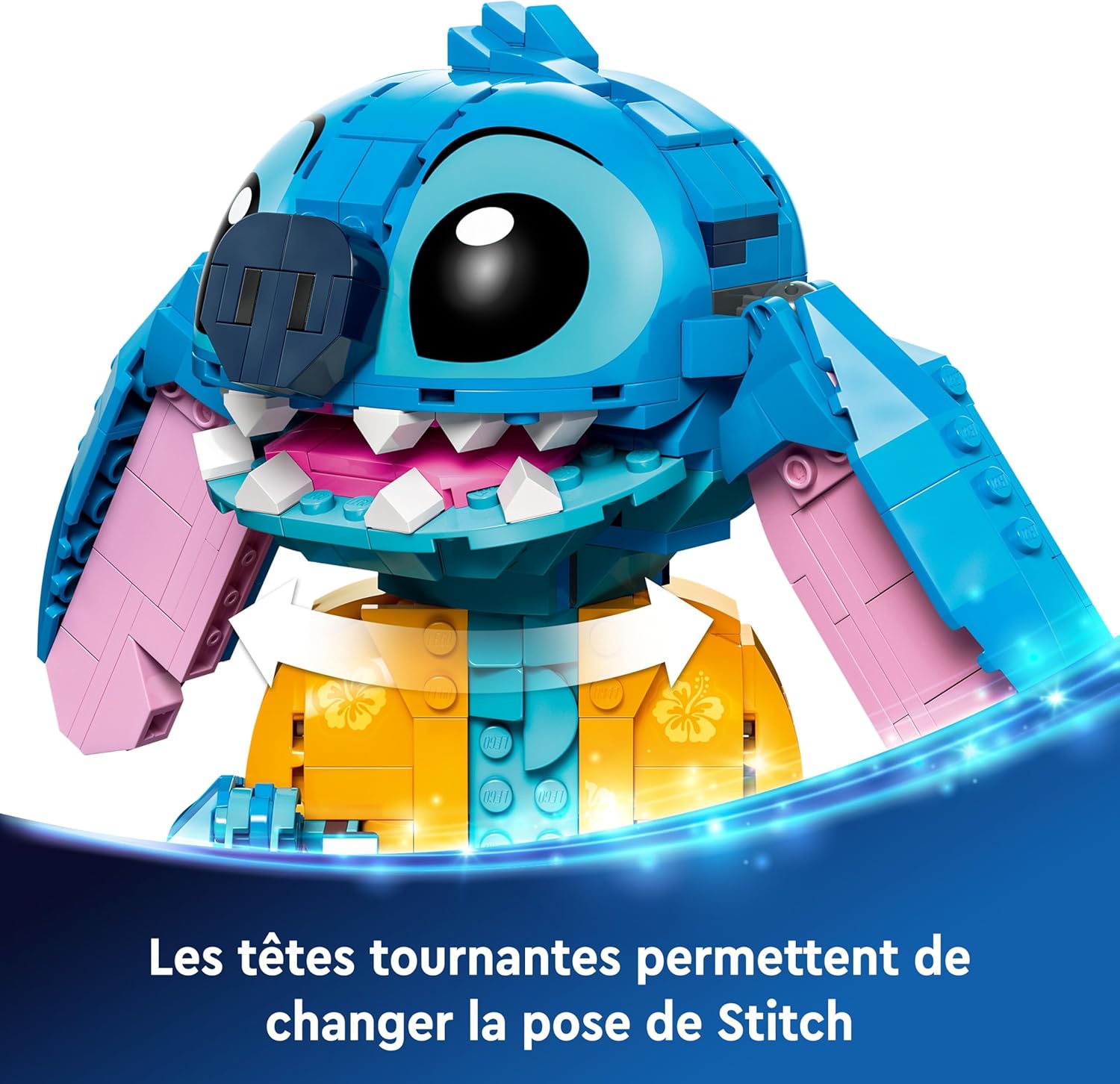 LEGO - Disney Stitch - figurine à exposer, accessoires, 43249