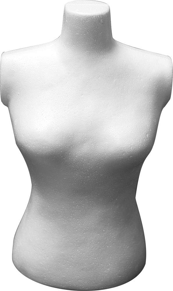 Torse en polystyrène blanc EPS, 300x130mm, léger et résistant, A1035693
