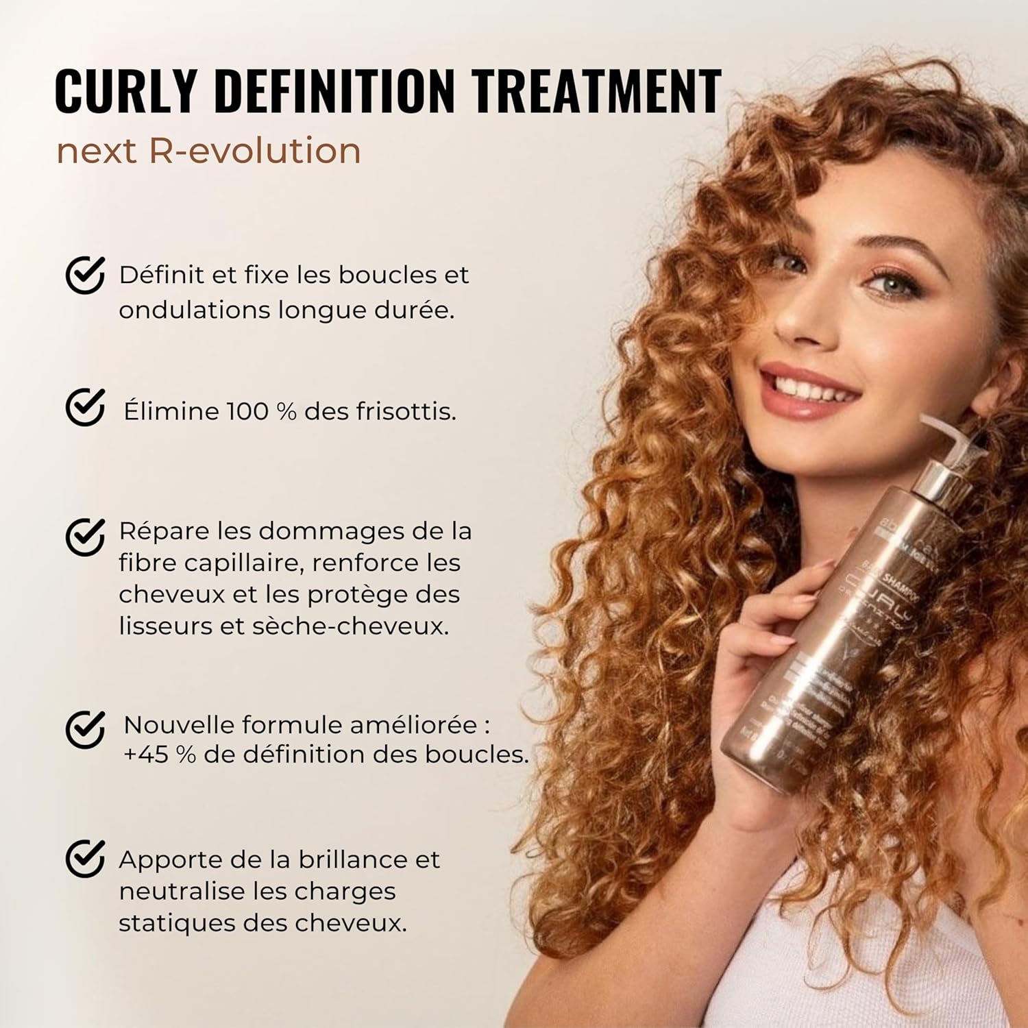 abril et nature - Curly Definition Pack - 550 ml - routine bouclée, protection chaleur