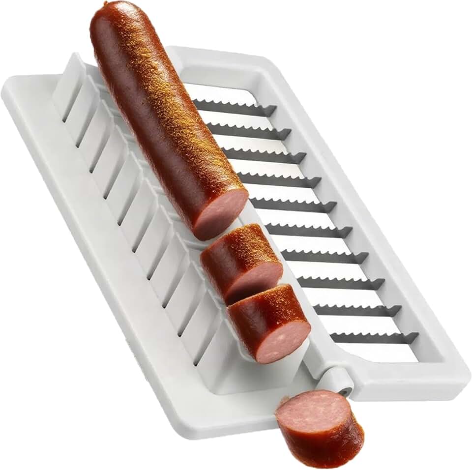 Outil de découpe alimentaire - coupe-saucisse, hot-dog, facile à nettoyer, sécurisé, idéal cuisine