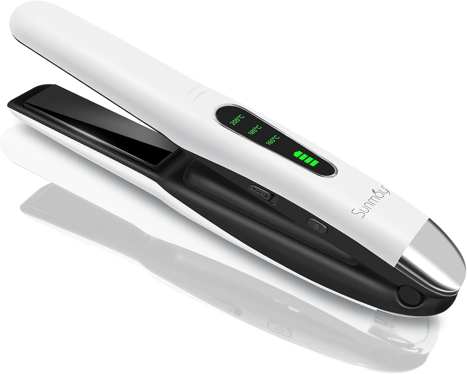 SUNMAY - Voga - mini taille - lisseur boucleur titane, sans fil, 3 T°, USB, 5000mAh