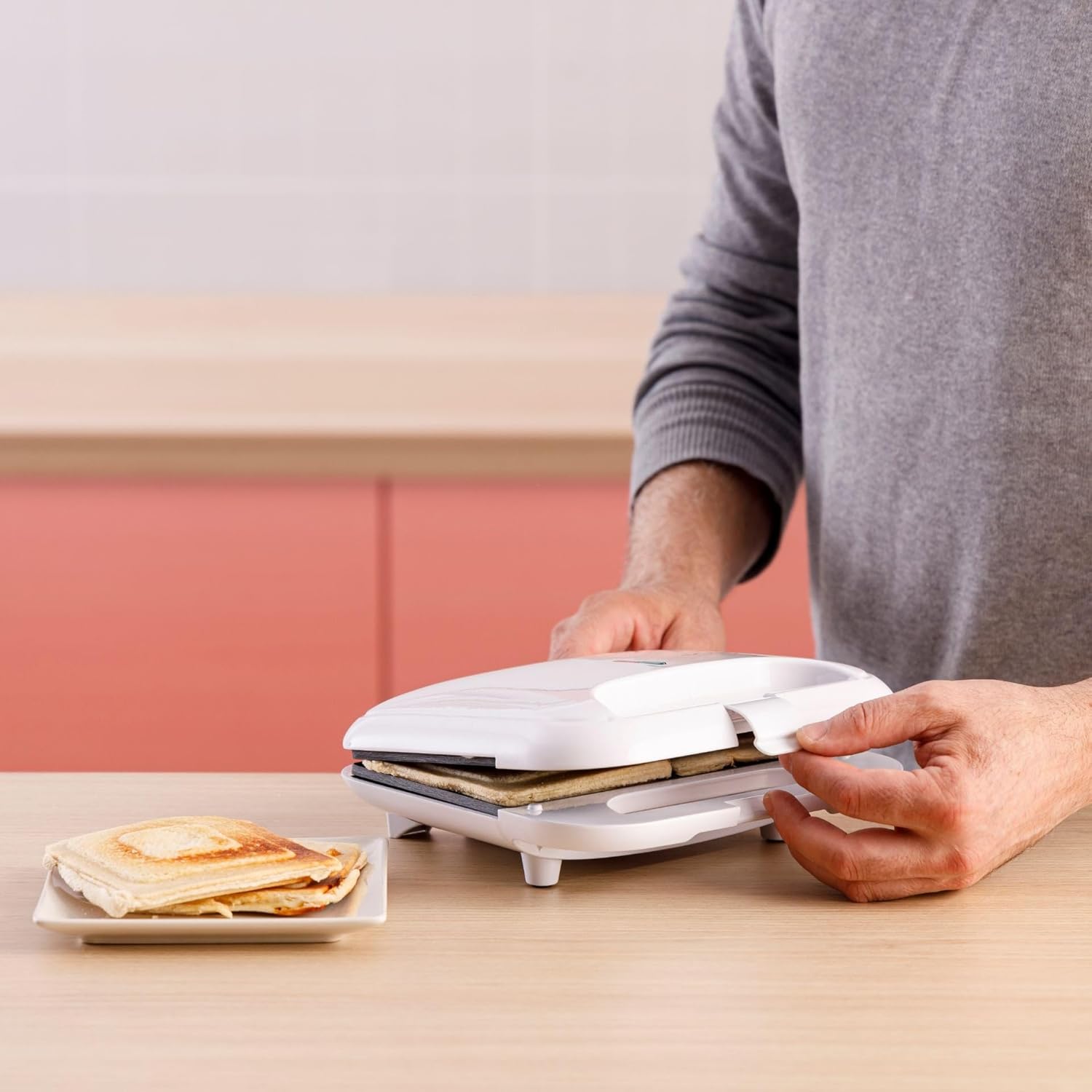 Solac - Buon Sandwich II - 2 sandwiches - 750W, plaques antiadhésives, compact