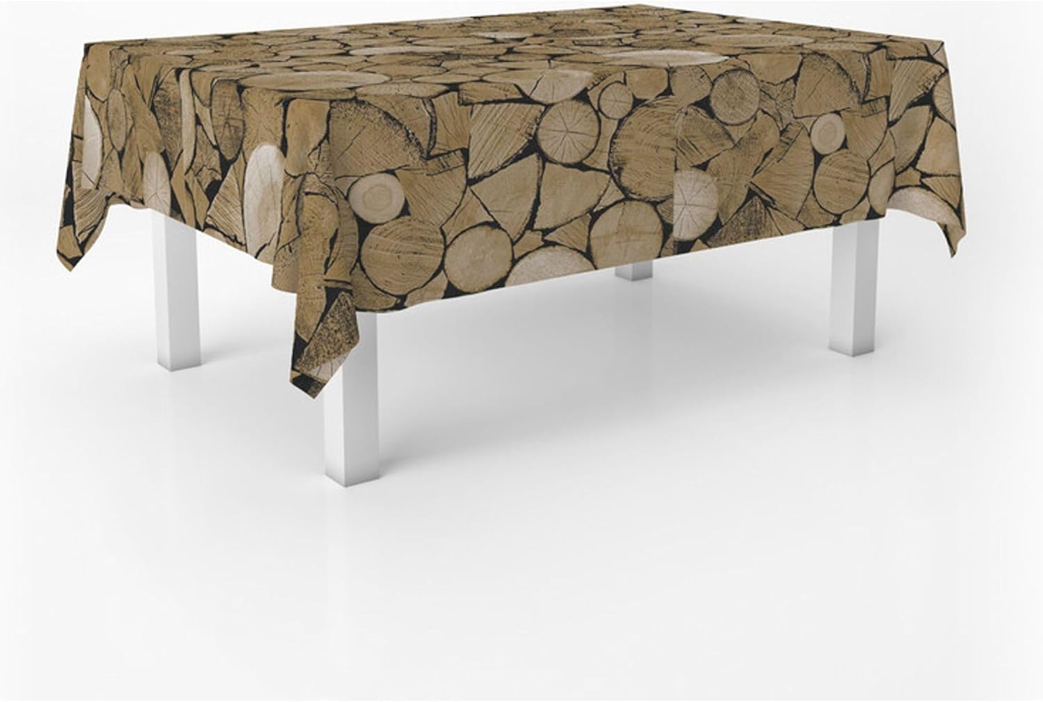 Nappe en toile cirée - rectangulaire 240x140 cm - imperméable, anti-taches, entretien facile