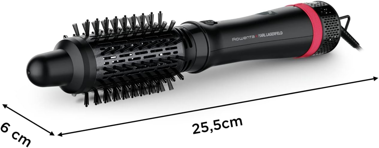 Rowenta - Express Style brosse chauffante 5-en-1 - Keratin & Glow, brillance, accessoirisée - CF635LF0
