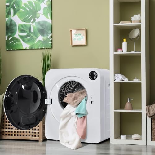 Sèche-linge mural - 3kg, 830W, 62dB - tambour inox, 5 programmes