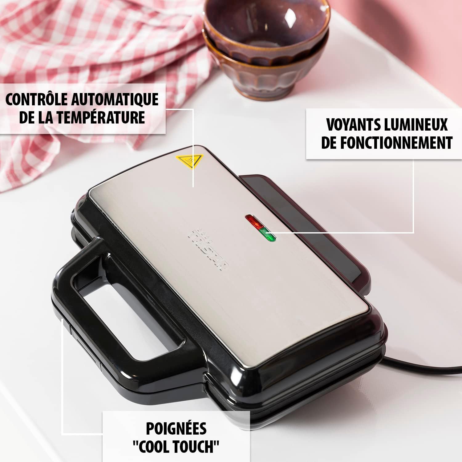 Tristar - gaufrier série WF-1171 - 1 000 W - 15 gaufres - WF-1171