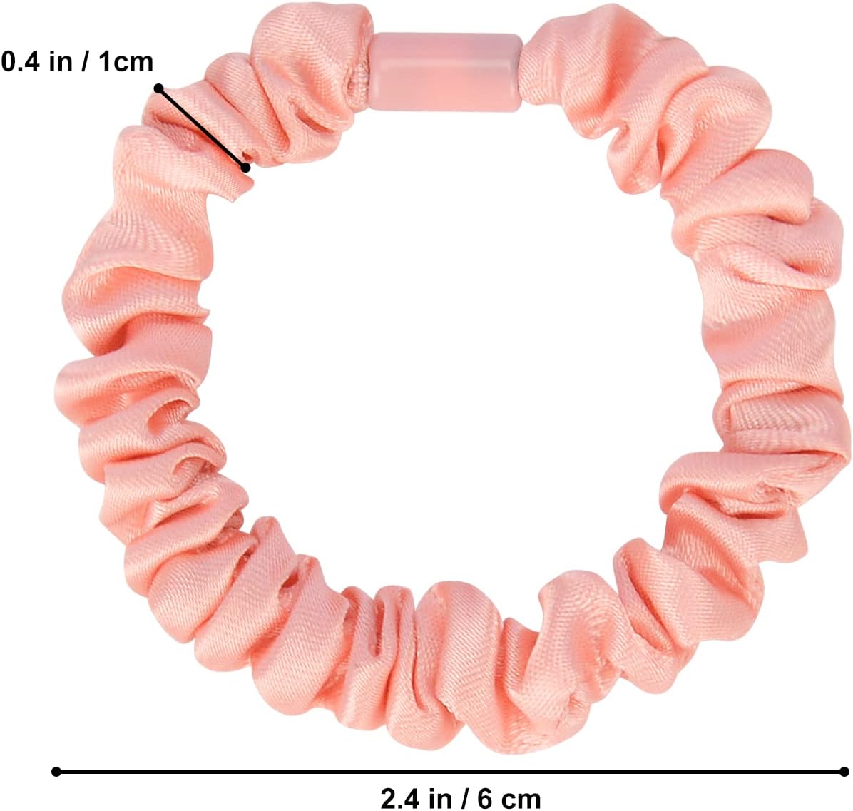 JessLab - élastiques cheveux satin - lot de 10 - doux et sans dommages