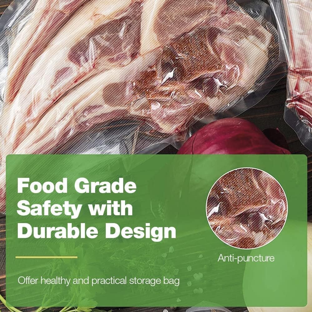 Edihome - sacs sous vide alimentaires - 20x300cm - 3 rouleaux sans BPA