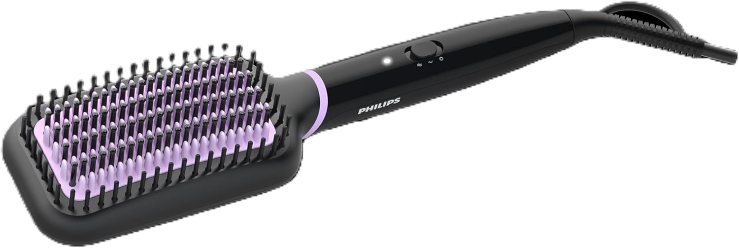 Philips - brosse lissante StyleCare Essential - large zone - céramique tourmaline, ThermoProtect - BHH880/00