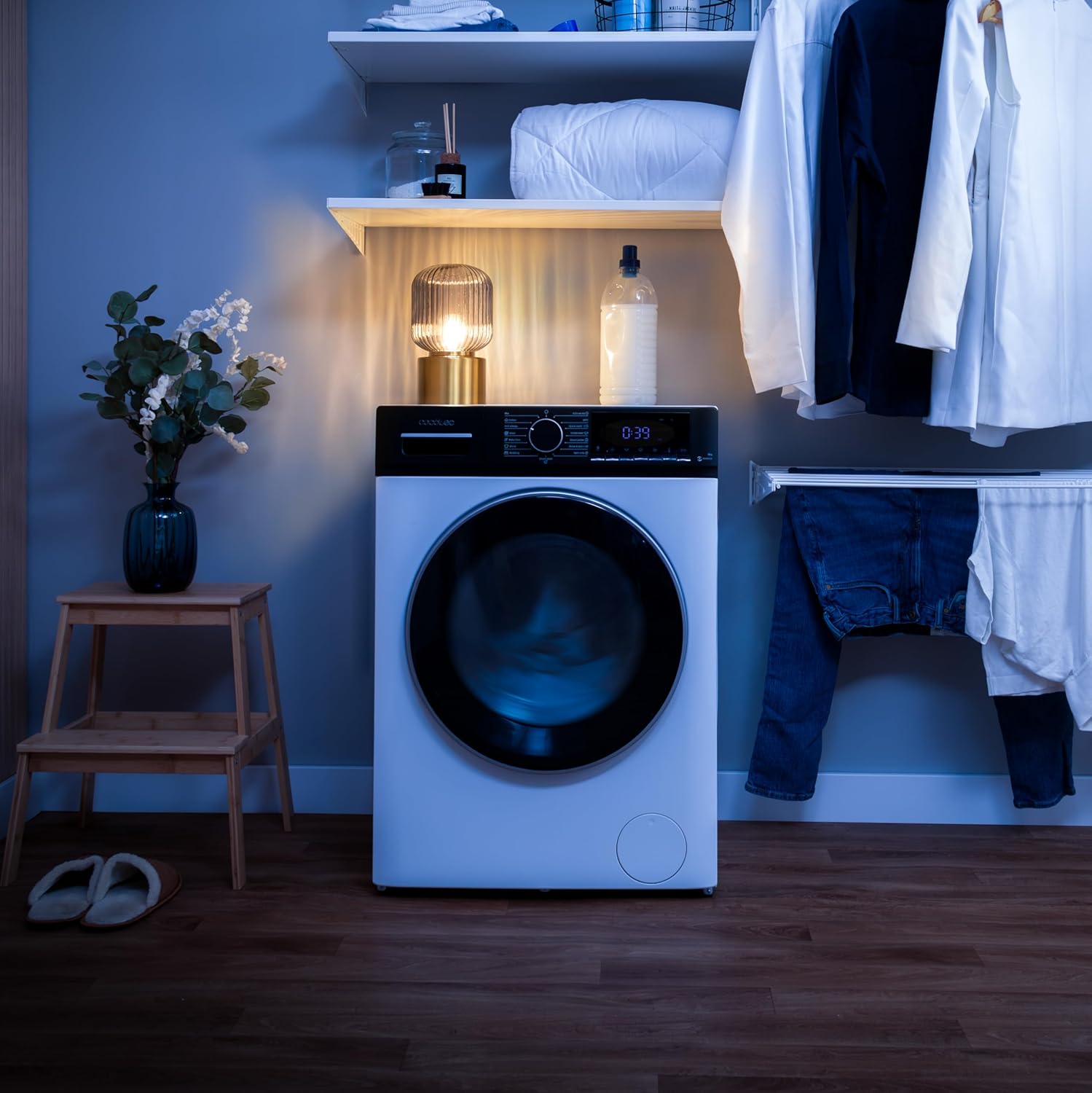 Cecotec - Bolero DressCode 10610 - 10kg, frontal, 1400rpm, vapeur, 15 programmes, Inverter 10610