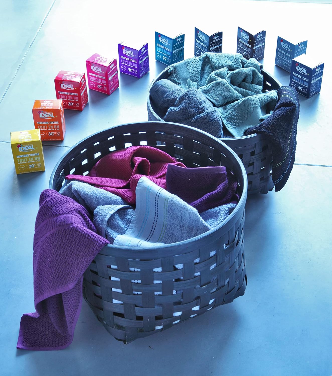 Ideal - Teinture Textile Tout en Un - 350g - coloris chocolat