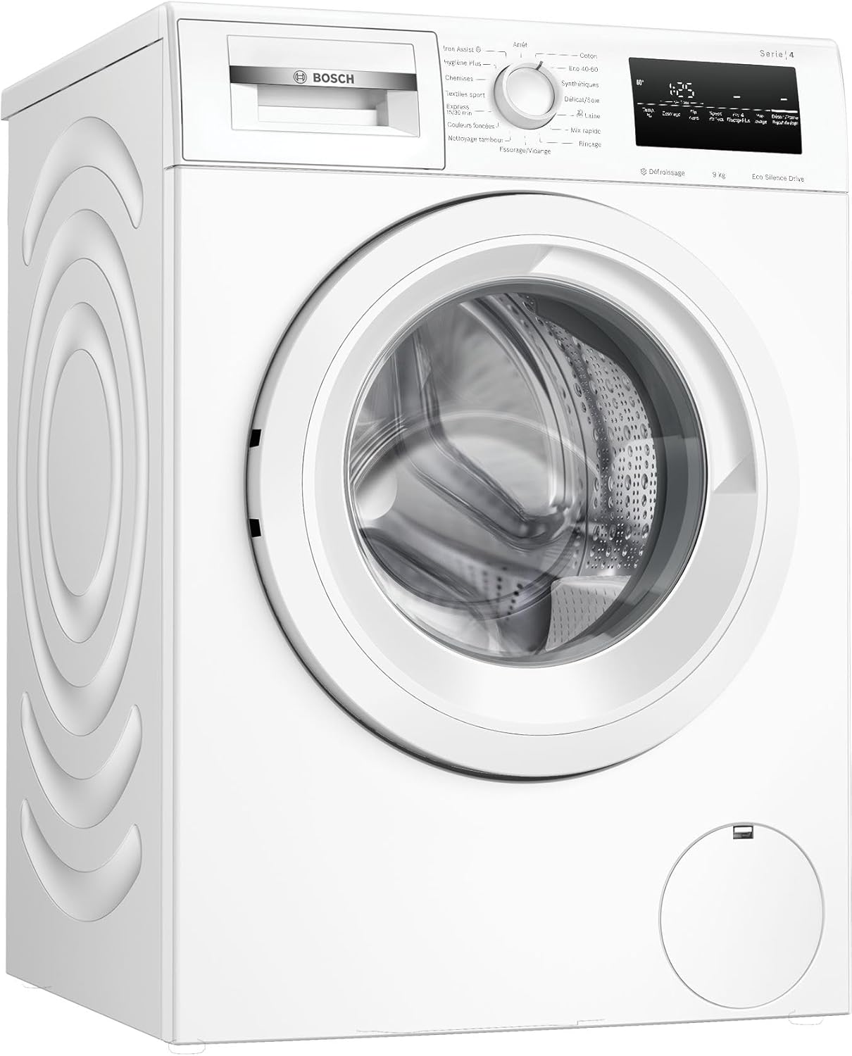 Bosch - Série 4 - 9 kg, 1400 trs/min, blanc, lave-linge hublot - WAN28209FR