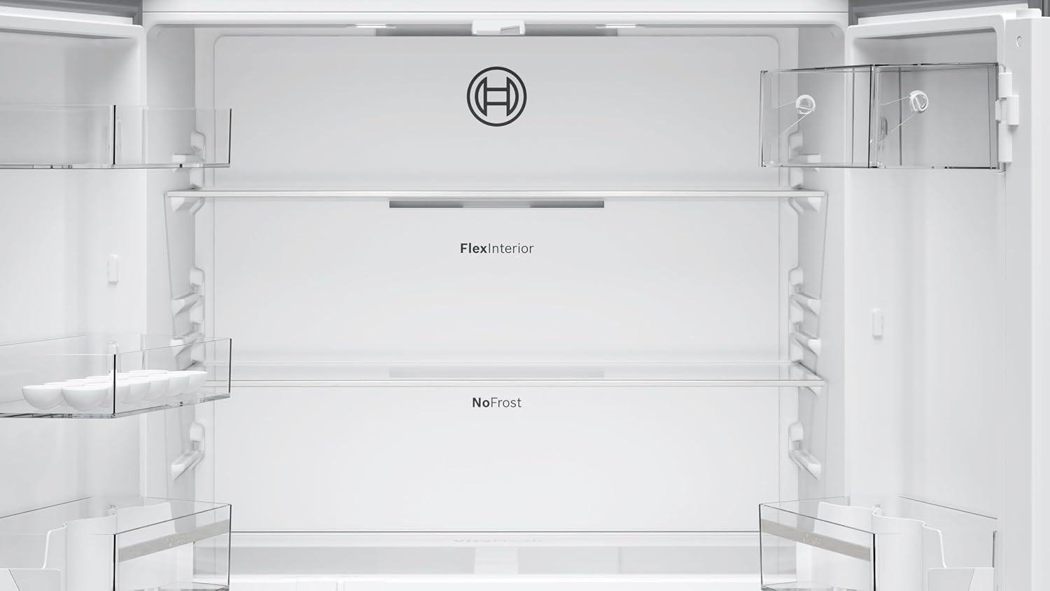 Bosch - Série 4 multi-portes, 605L, 183x91cm, inox, anti-traces KFN96VPEA