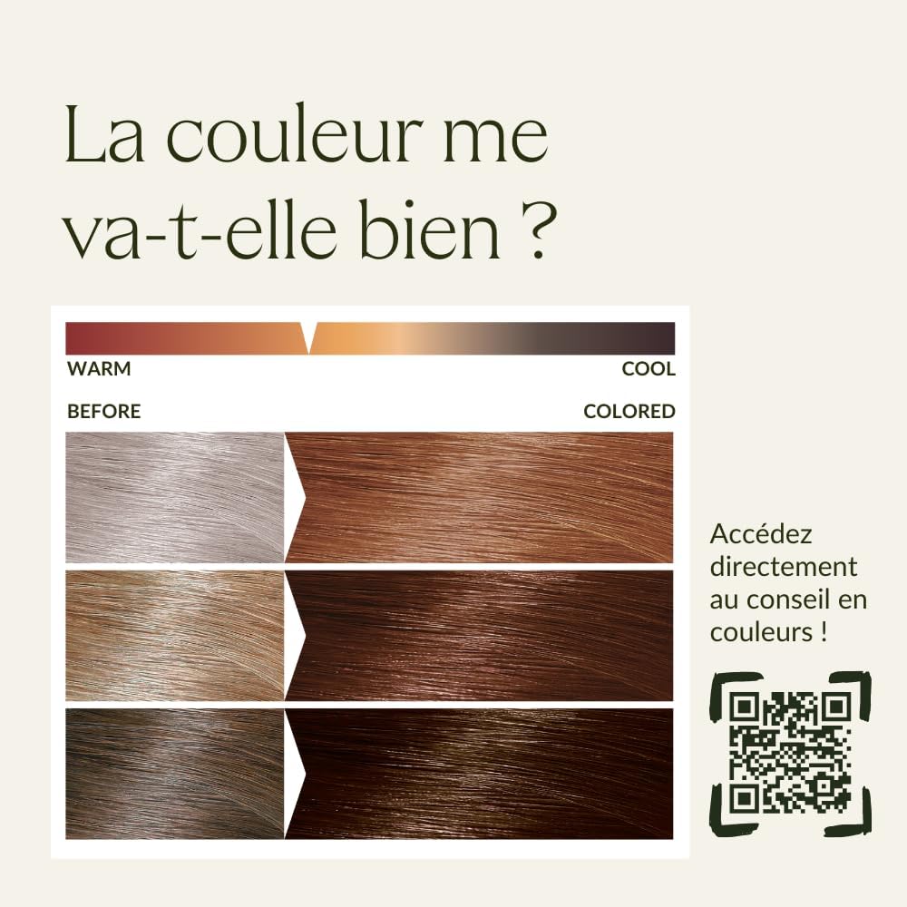 Khadi - coloration végétale châtain noisette - 100g - naturel, brillance