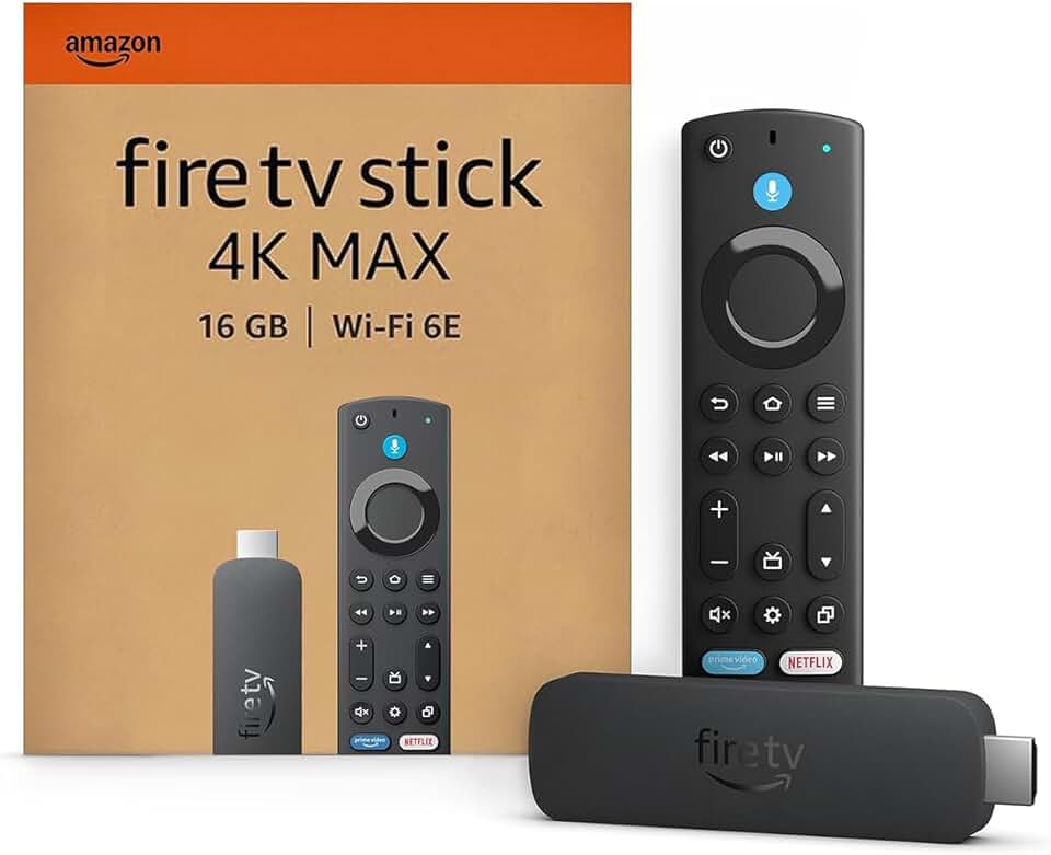 maxii-dealz - Fire TV Stick 4K Max - Streaming 4K, Wi-Fi 6E, Écran dynamique