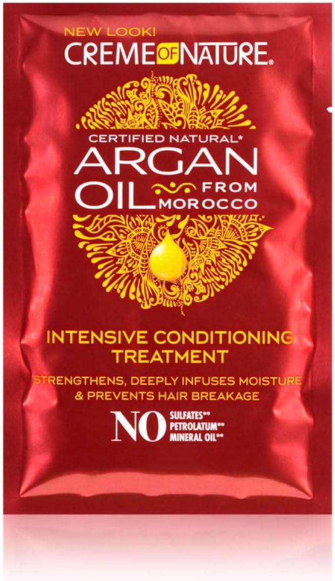 Creme of Nature - Masque hydratant argan 63,7g - cheveux bouclés, sans sulfates