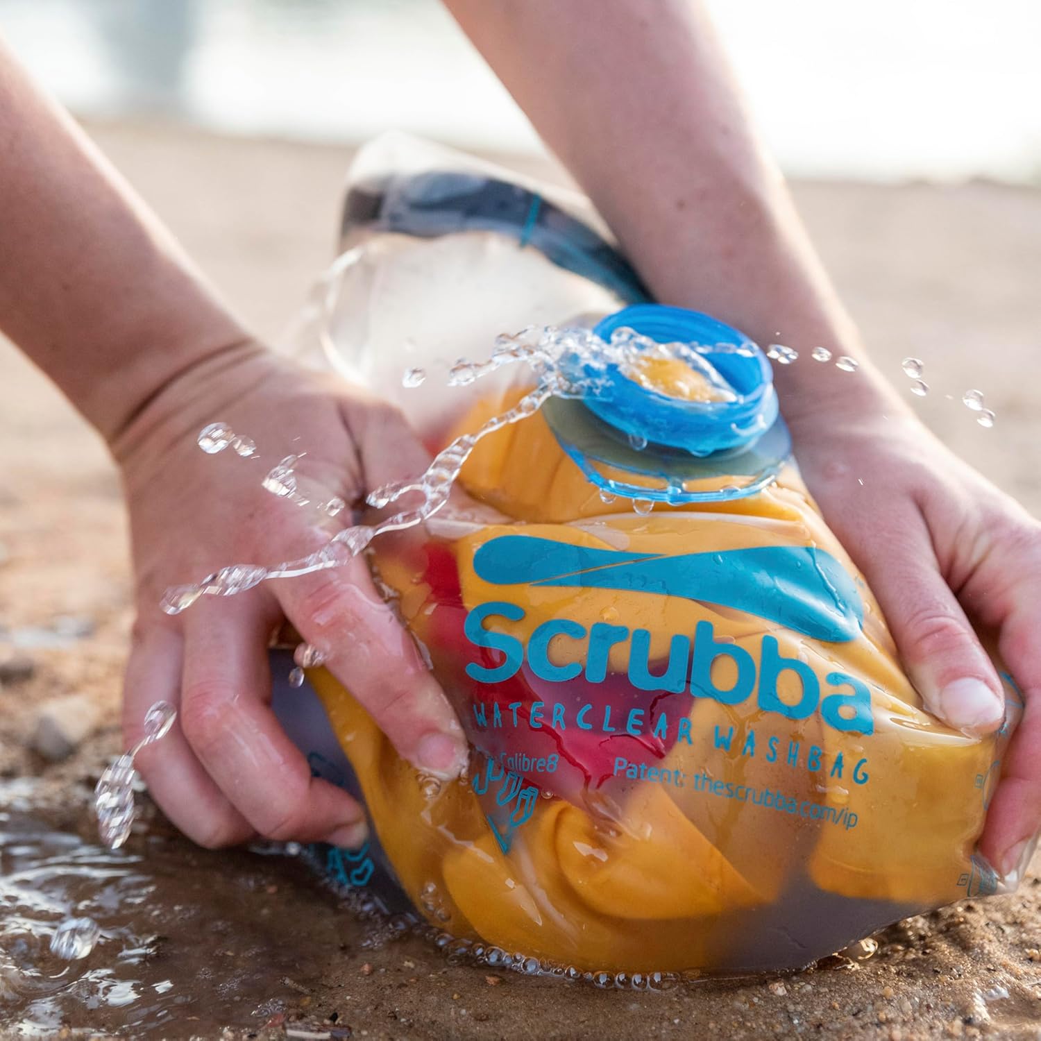 Scrubba - Waterclear - 195g - Sac lavage portable ouverture large