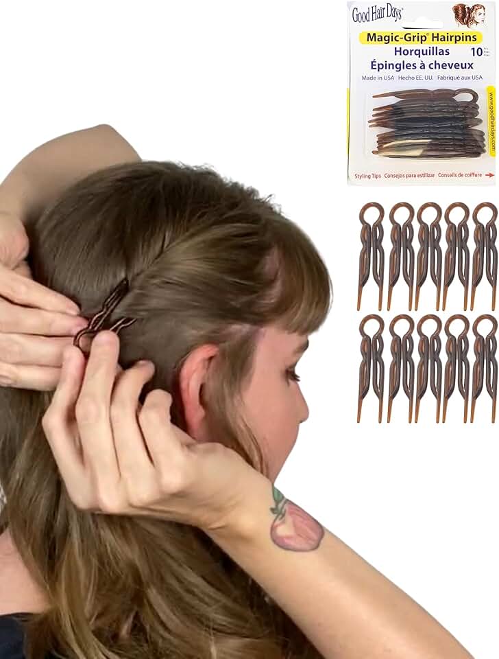 Good Hair Days - Magic Grip - 10 épingles - maintien sécurisé, lot 10