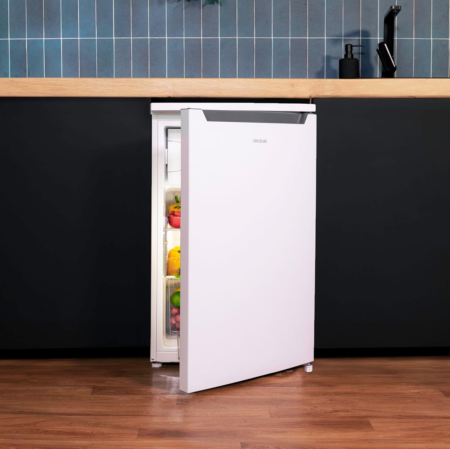 Cecotec - Mini réfrigérateur compact 107L, porte réversible, silencieux, TT 107