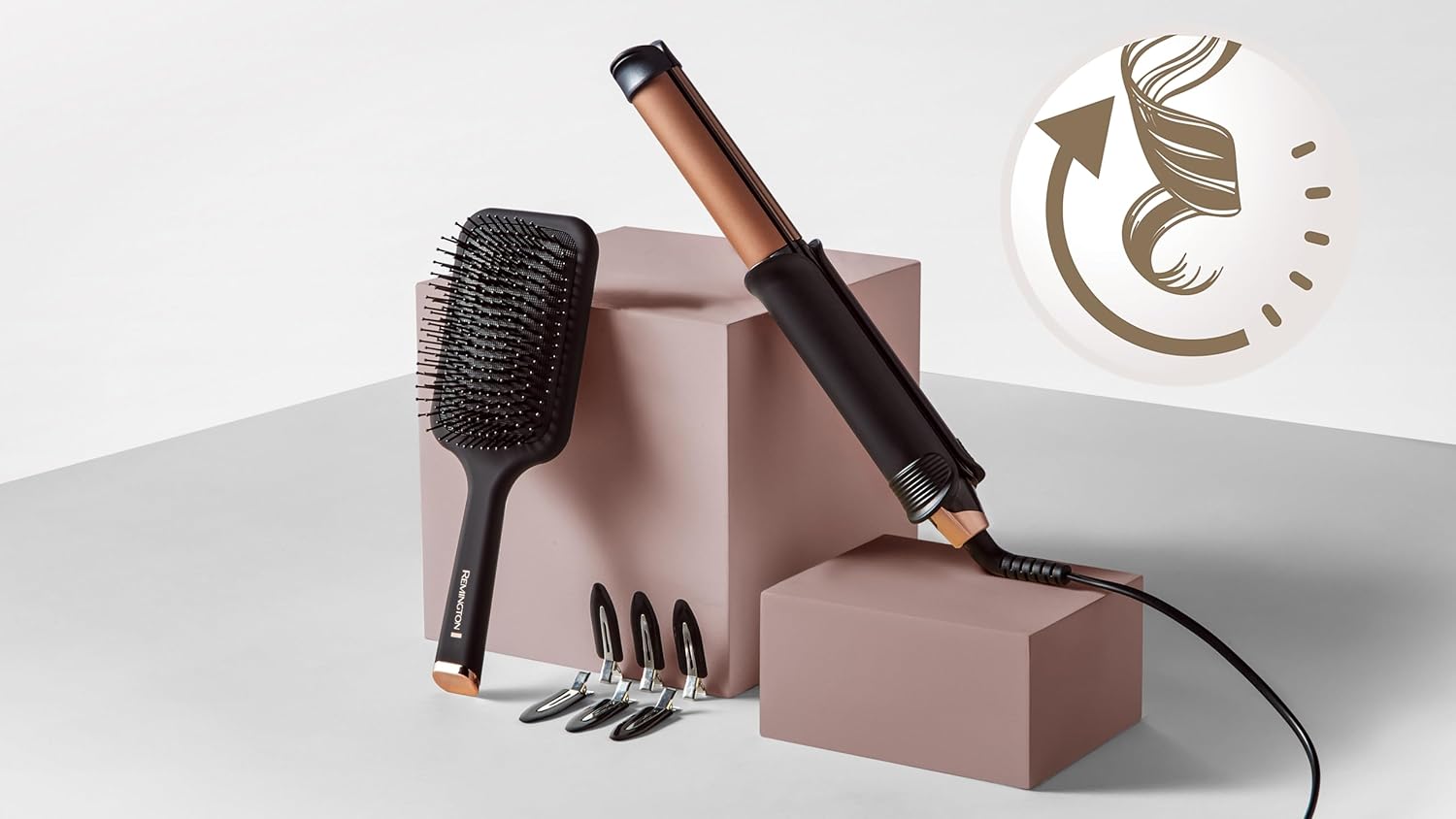 Remington - ONE Straight&Curl - 32mm - lisseur boucleur 2en1, contrôle température, S6078