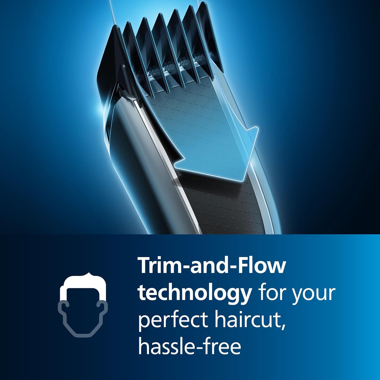 Philips - Série 7000 tondeuse multi-usage lavable - coupe précise - HC7650/15