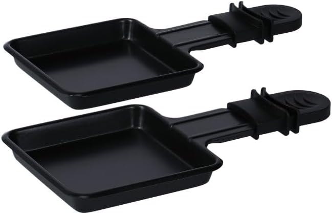 Rotel - Duo poêlons à raclette - 18,5x9x1,5cm - revêtement PTFE