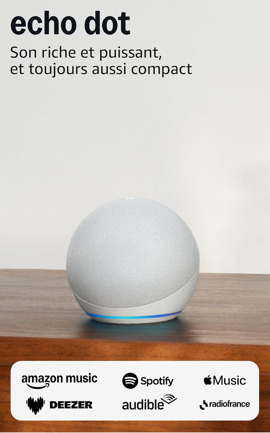 maxii-dealz - Echo Dot (Nouvelle génération) - Compact - Son puissant, Bluetooth, Wi-Fi, Alexa