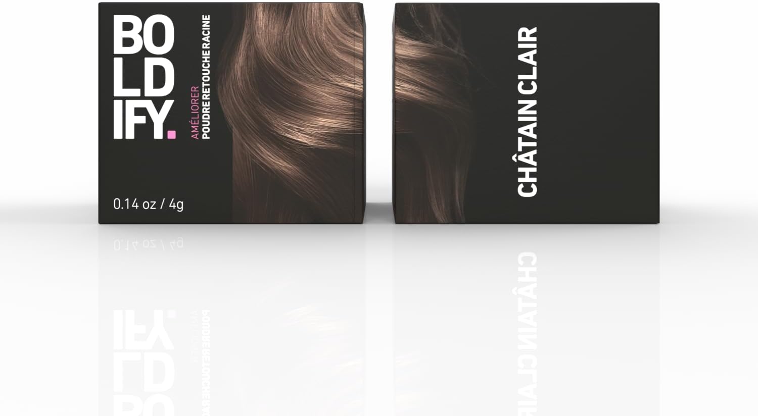 BOLDIFY - poudre racines marron clair - 4g - retouche cheveux gris