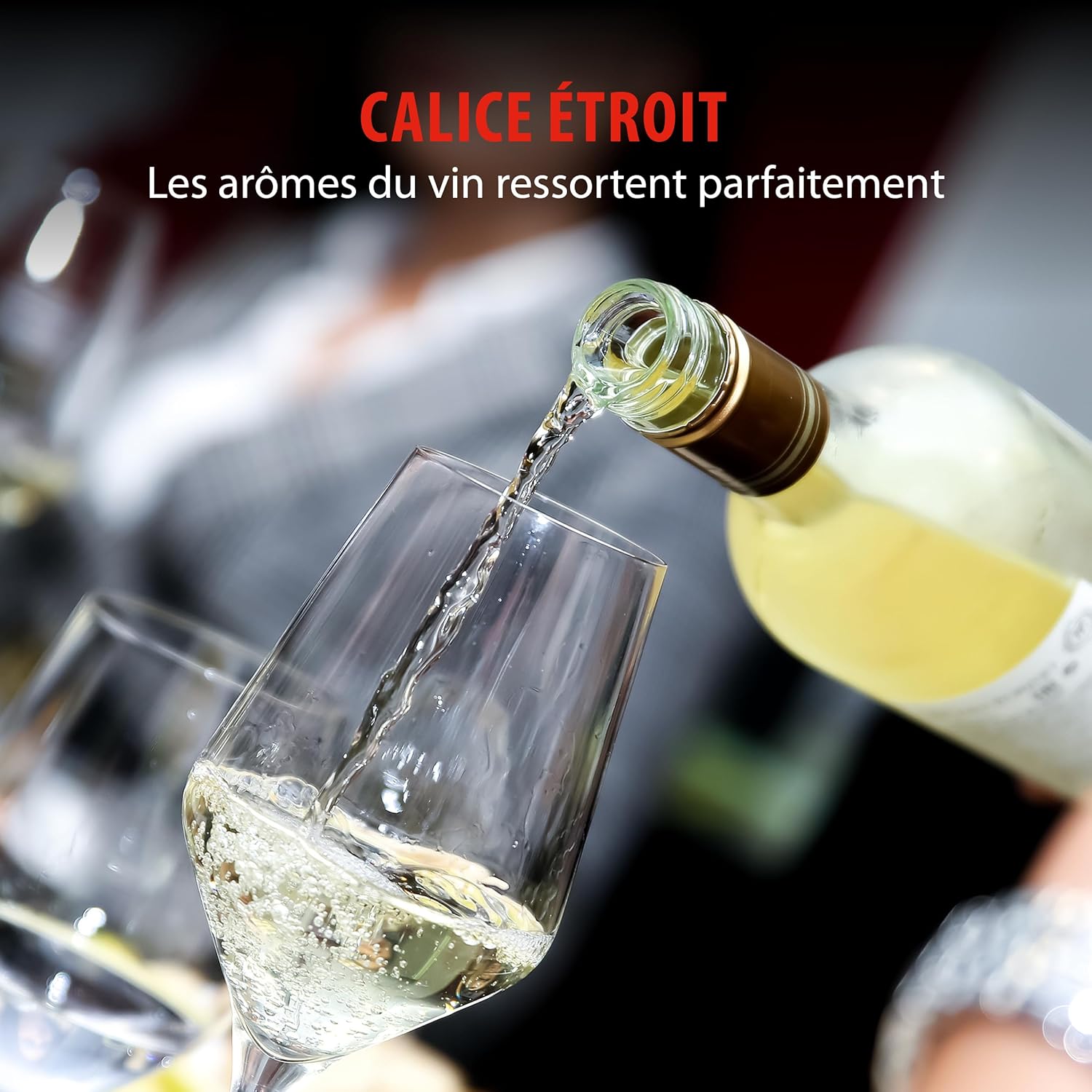 Alpina - Verre à vin blanc Claire - 37cl - lot de 6 verres