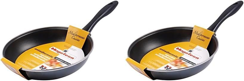Megafesa - Glass Série - Poêle 26 cm - lot de 2 noir cristal