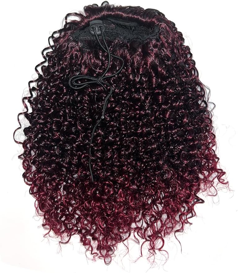 Extension queue de cheval bouclée afro américaine 12 pouces 1B/BUG#