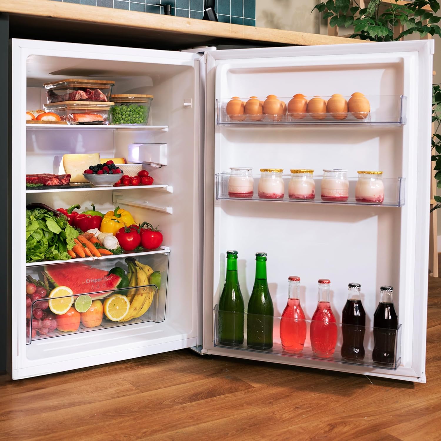 Cecotec - Bolero CoolMarket TT - 114L, compact, E, LED, porte réversible - TT114L