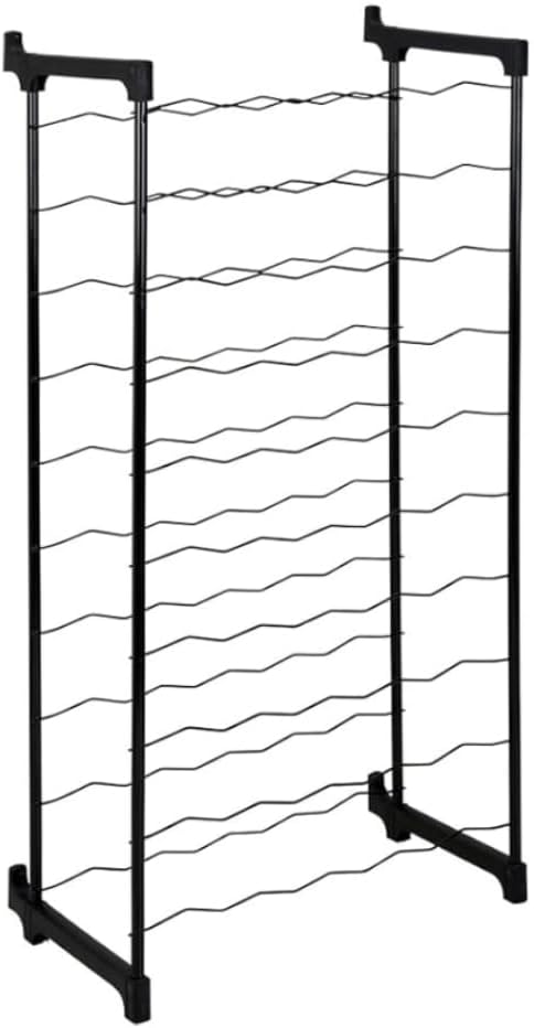 Metaltex - Barbera 383650 - range-bouteilles 50, noir, grande capacité