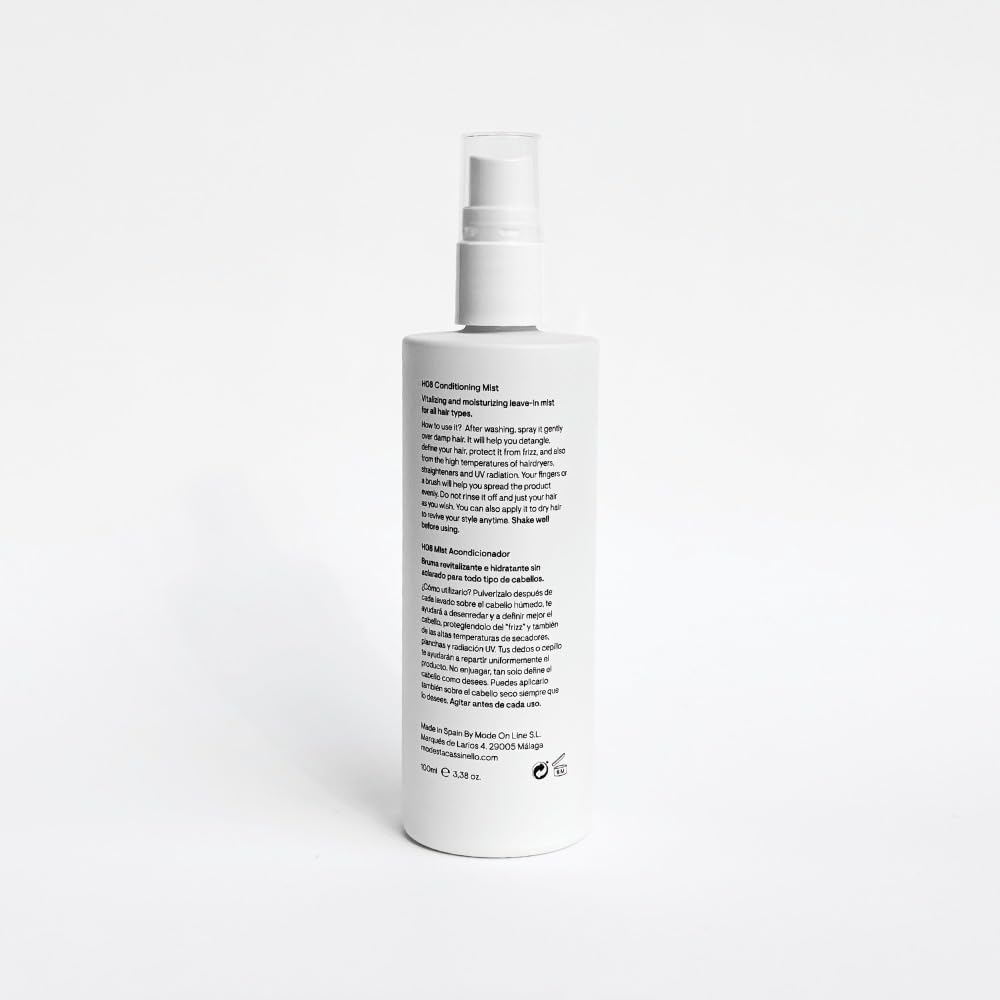 Modesta Cassinello - Spray démêlant H08 - 100ml - Douceur, brillance, sodium PCA, algue brune, végan