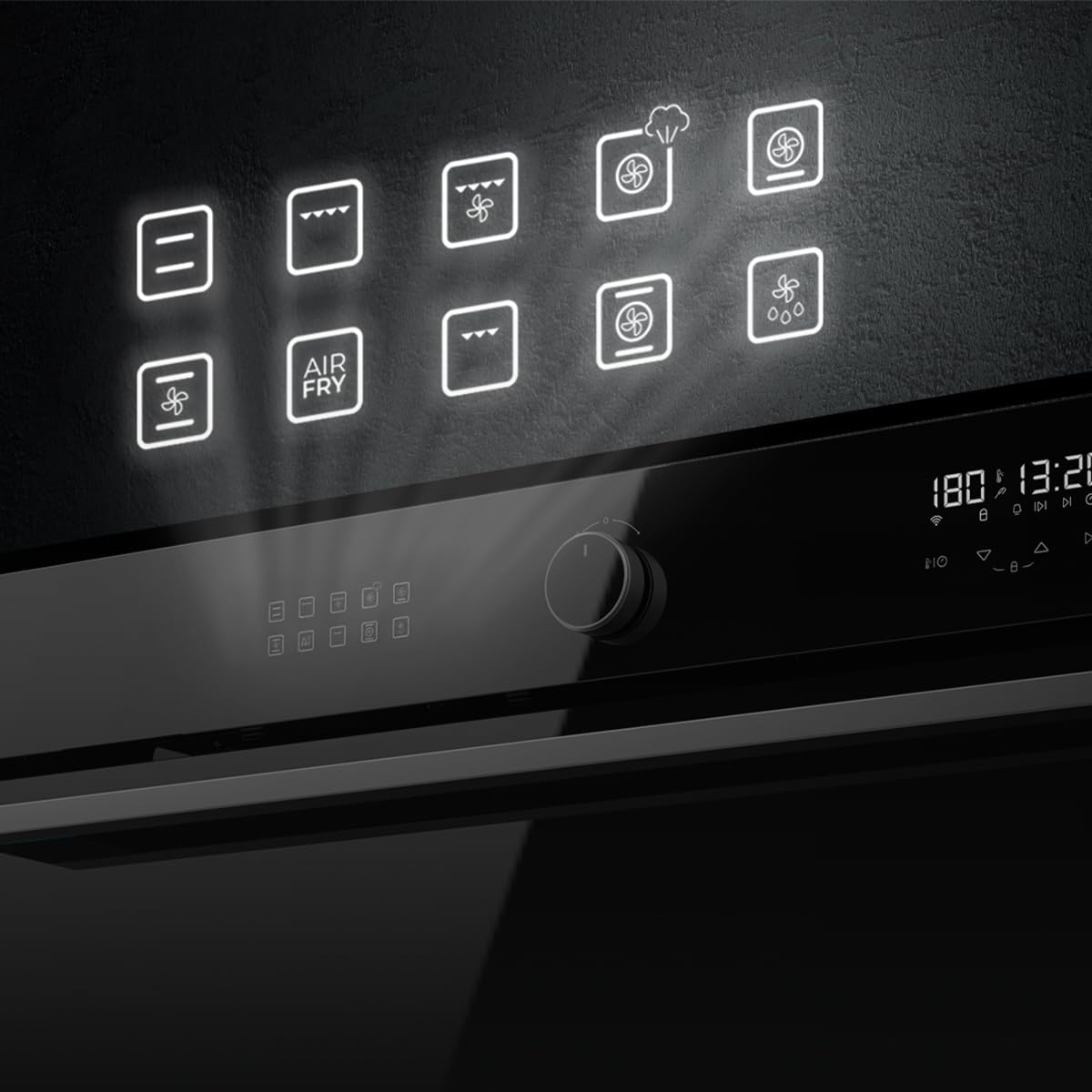 Cecotec - Four encastrable Airfryer - 13,3L - 11 fonctions, classe A, Hexa AF319000