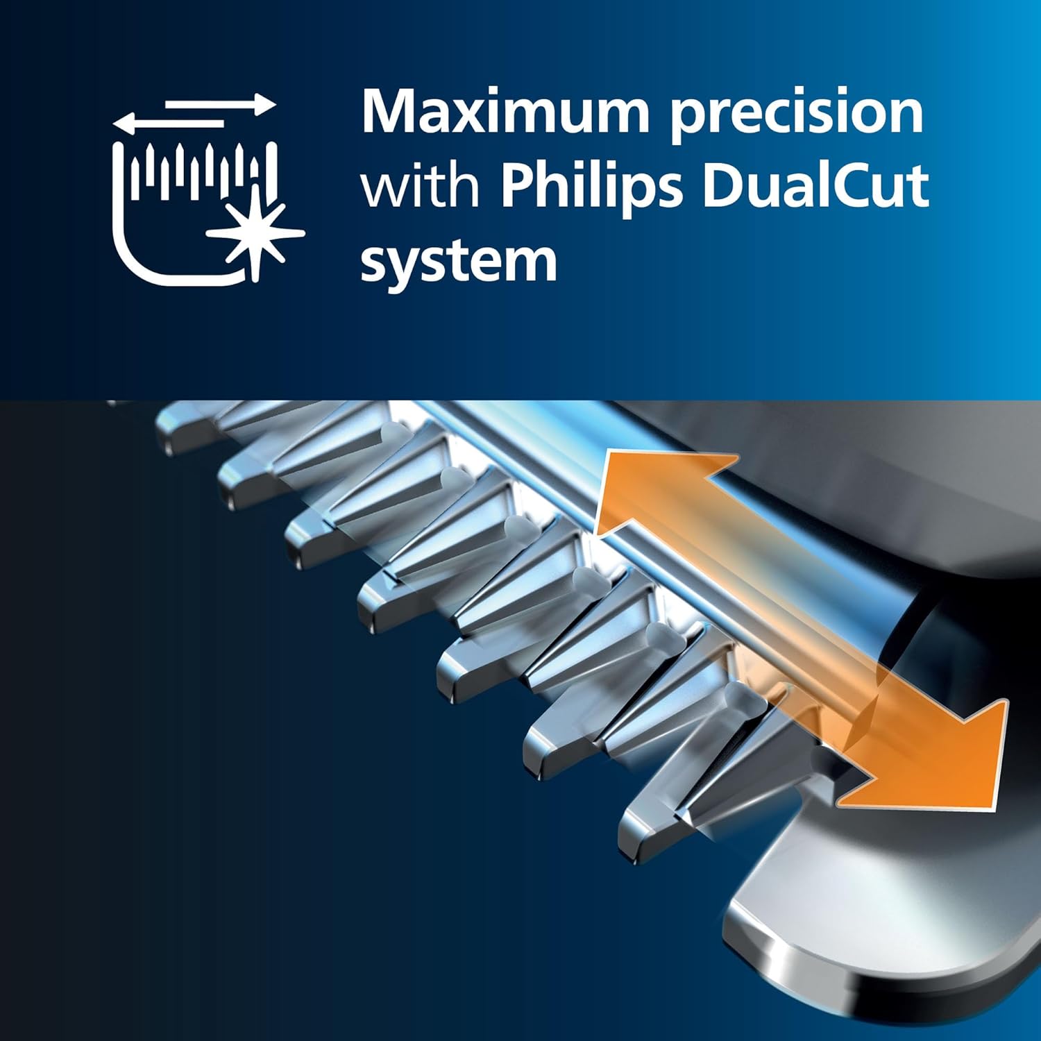 Philips - Série 7000 tondeuse multi-usage lavable - coupe précise - HC7650/15