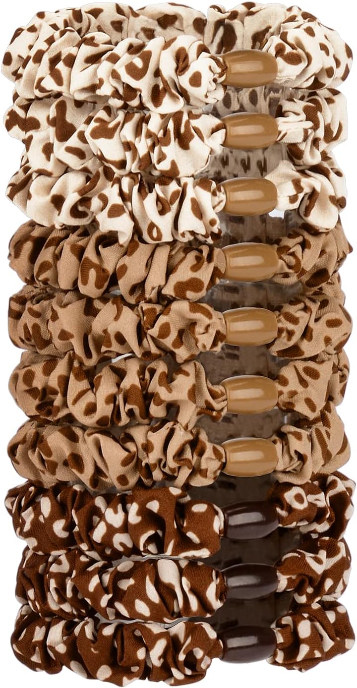 JessLab - élastiques cheveux soie satin - lot de 10 - doux sans dommage