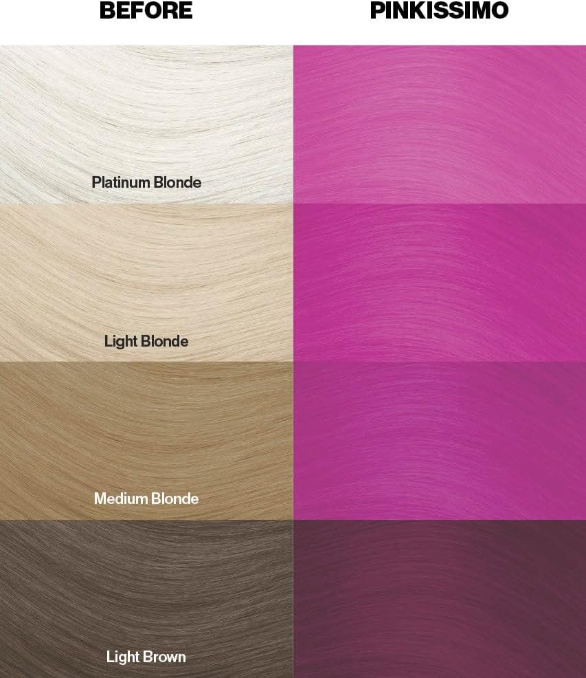 Crazy Color - Pinkissimo série - 100ml crème colorante rose intense