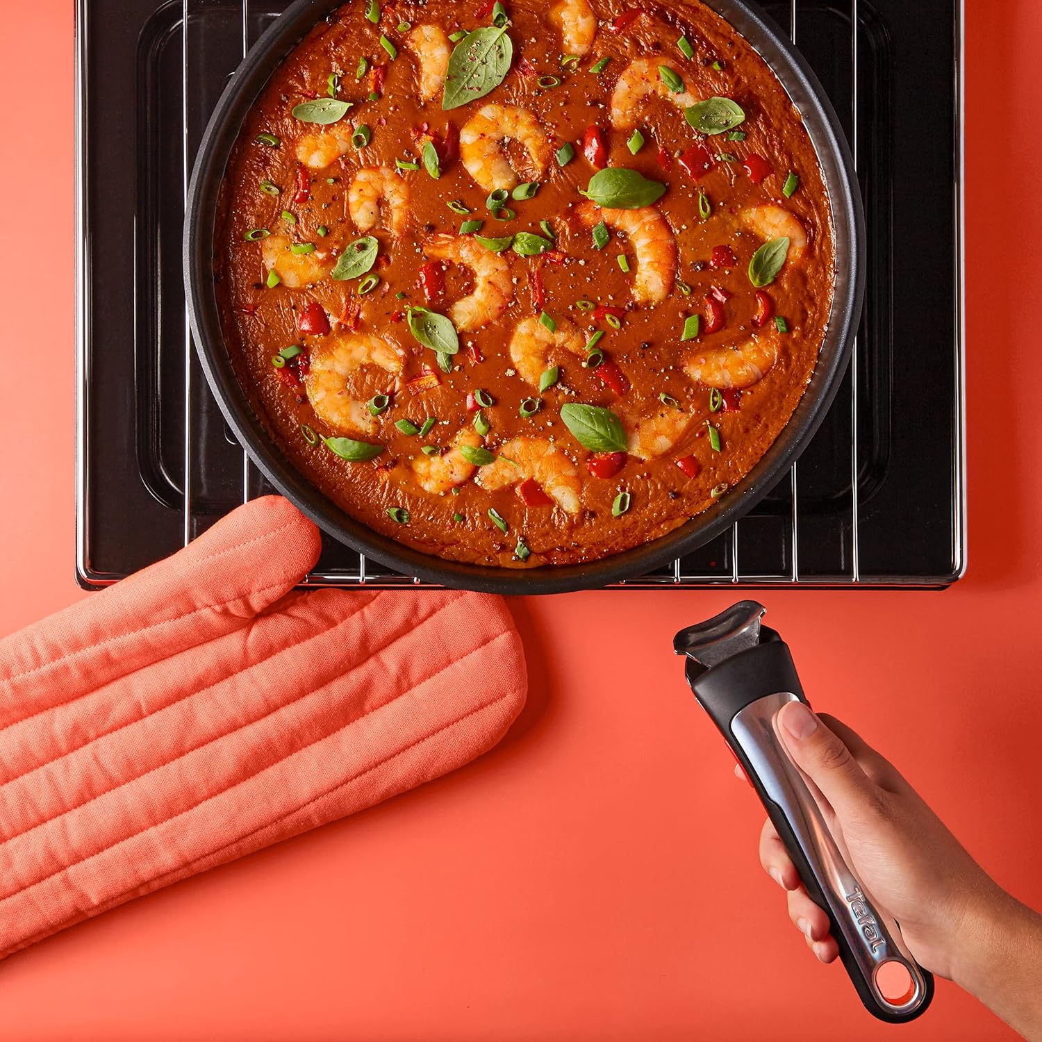 Tefal - Ingenio Preference - poêle 22 cm - inox, antiadhésive, induction, empilable, L9730302