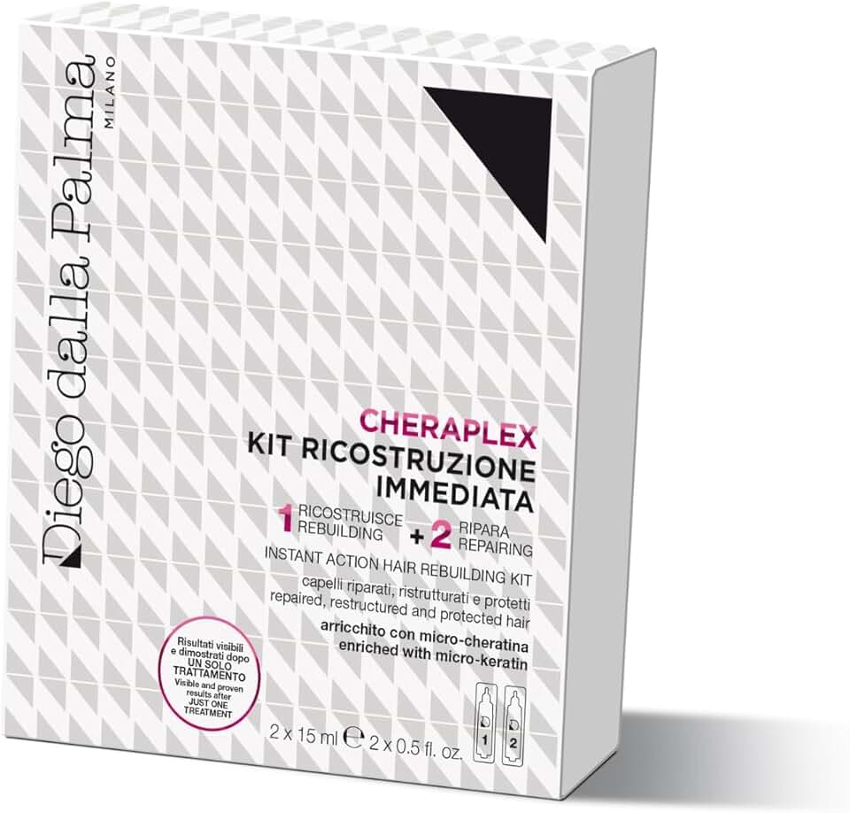 Diego Dalla Palma - Cheraplex Kit Reconstructeur Cheveux - 2x15ml - Réparation intense instantanée