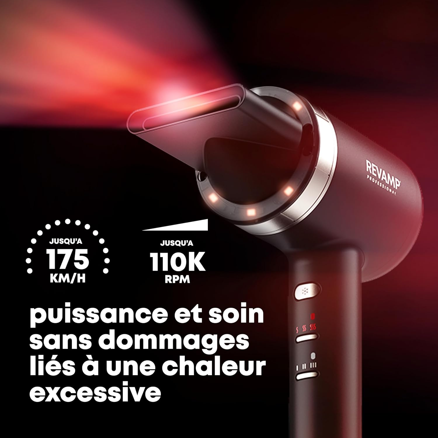 Revamp - Tri-Care pro - design compact - ions, infrarouge, huiles, 3 embouts