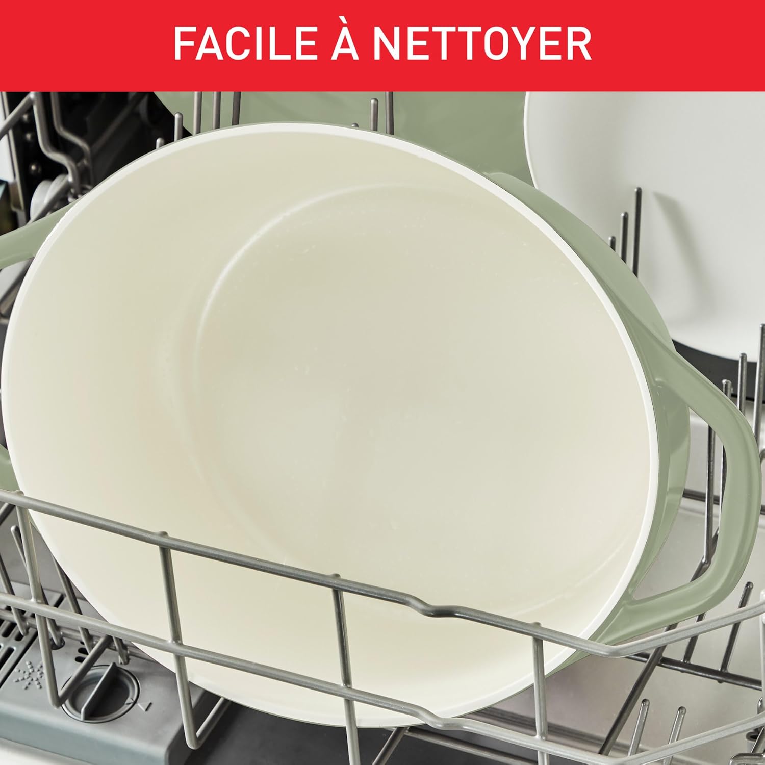 Tefal - Cocotte fonte ovale série Air - 30cm - fonte alu légère, céramique, four, induction, E2668925