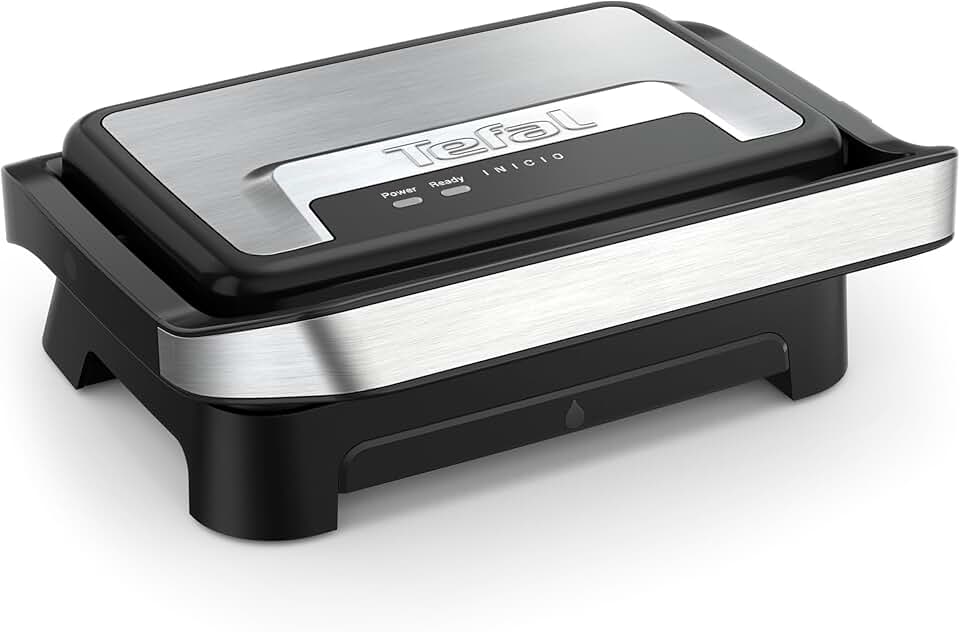 Tefal - Inicio Compact - grill panini antiadhésif, facile à nettoyer - GC270D10