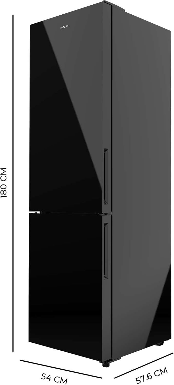 Cecotec - Bolero CoolMarket Combi 250 - 250L - noir, No Frost, Multi Air Flow, classe E